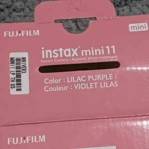 Instax mini 11 with box and 2 packs of film